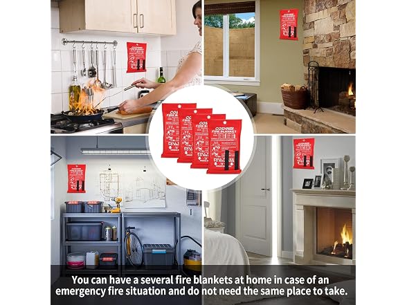 COSHNIBI Emergency Fire Blanket for Home & Kitchen