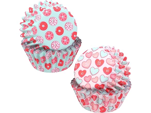 PME Valentines Mini Foil-lined Cupcake Cases