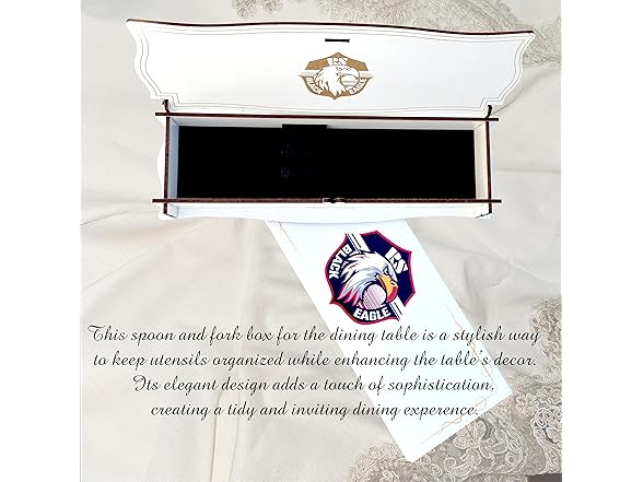RS BLACK EAGLE Wooden Cutlery Box