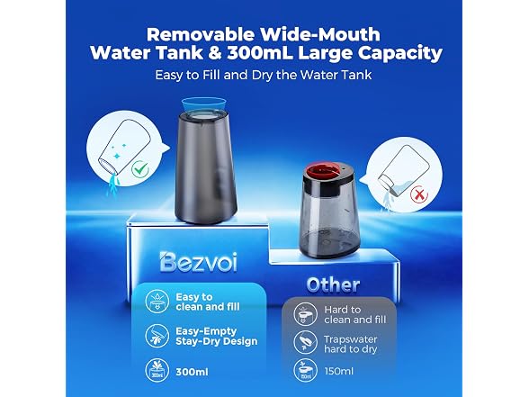 Water Flosser Teeth Pick, 300Ml Tank, 5