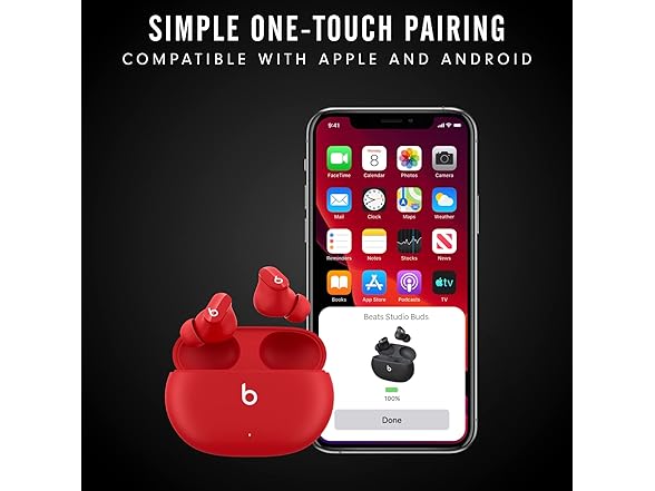 BEATS MJ503LL/A-NEW Beats Studio Buds Wireless Noi