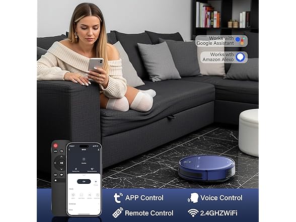 ZC WAS Robot Vacuum and Mop Combo