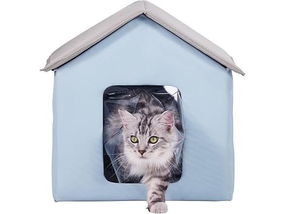 VEVOR Heated Cat House, Outdoor Kitty