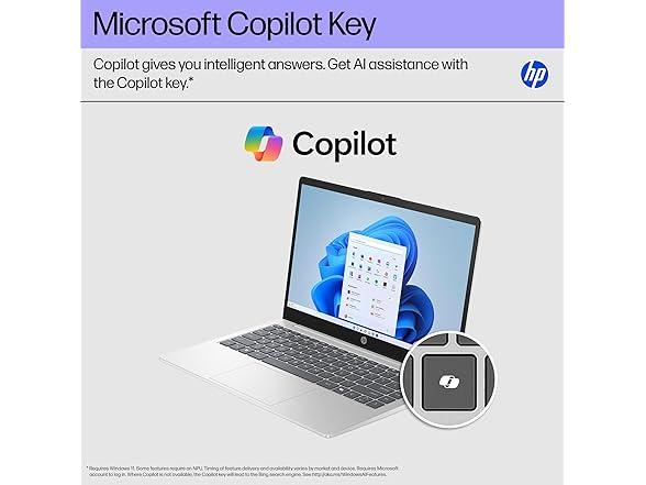 HP 14" HD Touchscreen Display Laptop