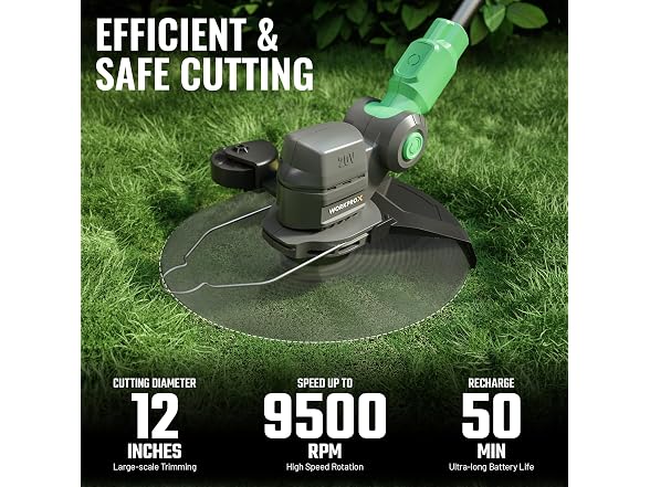 WORKPROX 12in Weed Wacker Kit with Trimmer Line