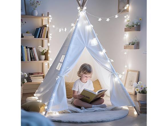 Lakumu Star String Lights Battery Operated, LED