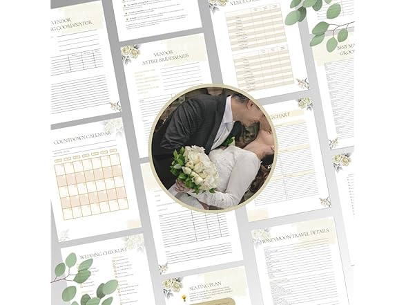 Generic Wedding Planner With Pen