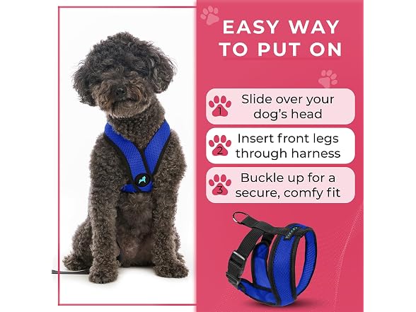 Gooby Comfort X Head-in Dog Harness, Choke-Free, S