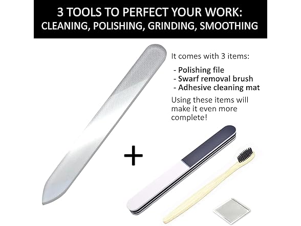 Sachi 3-Set Glass File with Storage Case