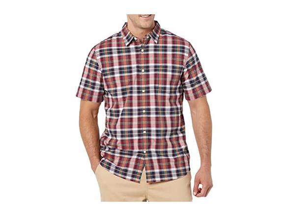 Navy Red White Plaid