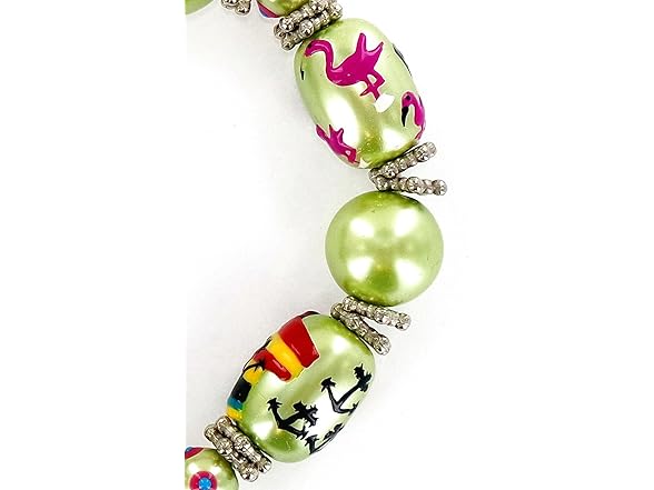 Linpeng Hawaiian Shirts Beads Bracelet