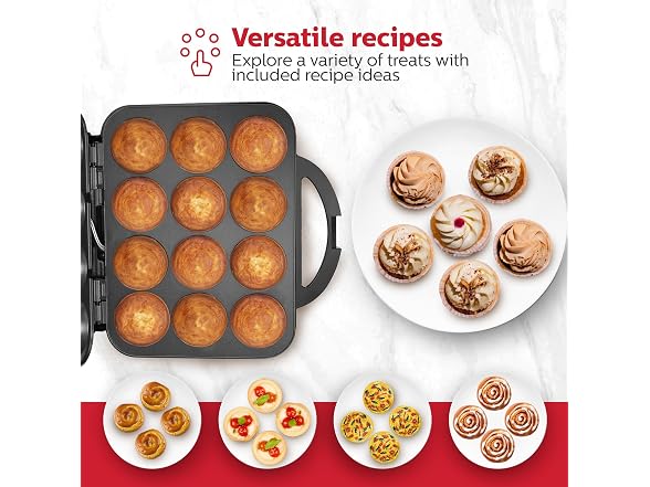 Holstein Housewares Non-Stick 12-Count Electric Cupcake Maker