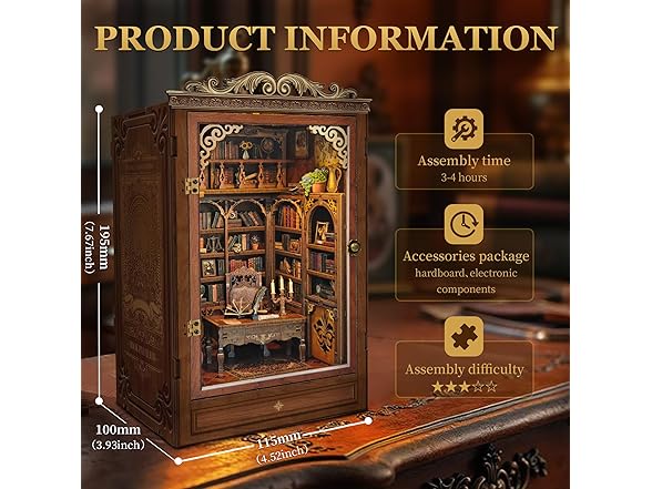 Time Book House Book Nook Kit