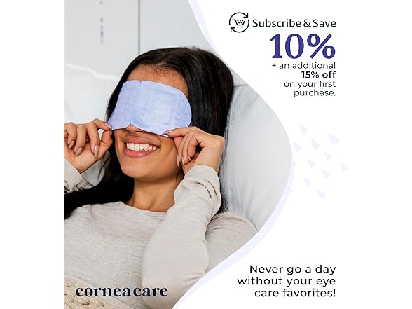 CorneaCare Self Heating Warm Eye Compress 30ct