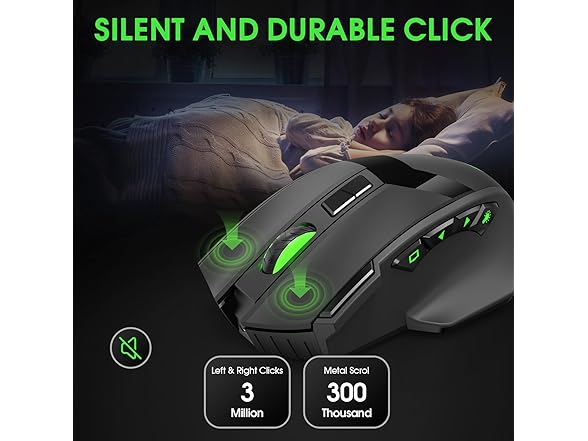JMNGSHU Wireless Gaming Mouse