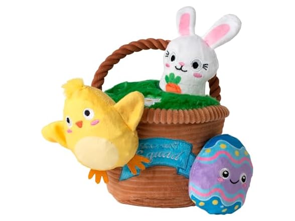 Hide & Seek Burrow Dog Toy Set, Egg Hunt