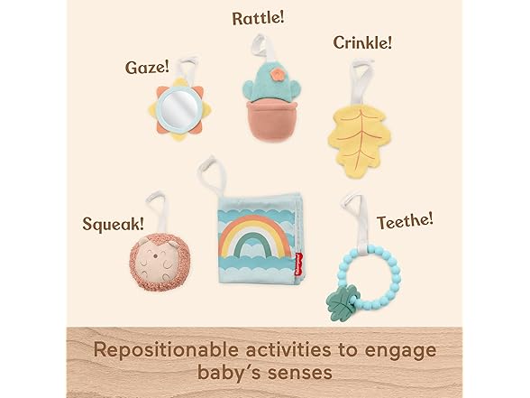 Fisher-Price Wood Baby Playmat Lay & Play