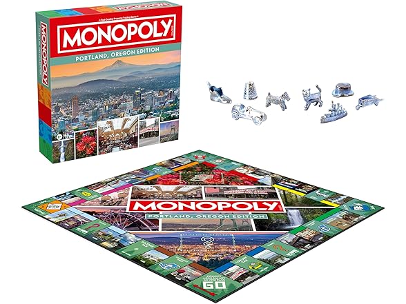 Monopoly Board Game – Portland, OR Edition