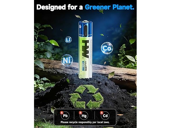 USB Rechargeable AAA Batteries