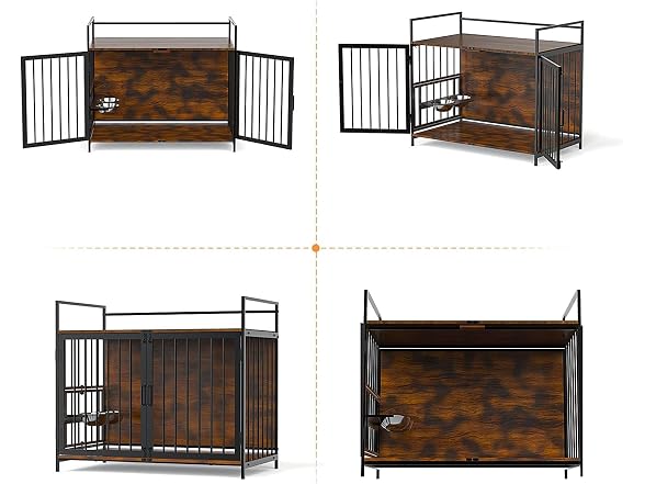ROOMTEC Dog Crate Furniture-Style Cages for Small Dogs