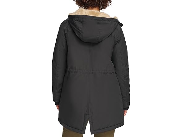 Levis Womens Lined Hooded Parka Jacket