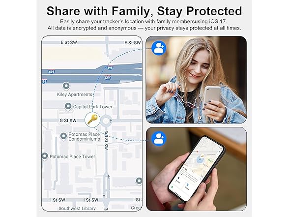BowenBo 4-Pack Air Tracker Tags