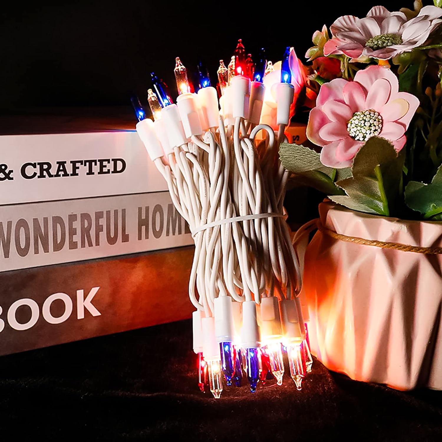 2 Pack Red White Blue LED Lights - Gallery 12