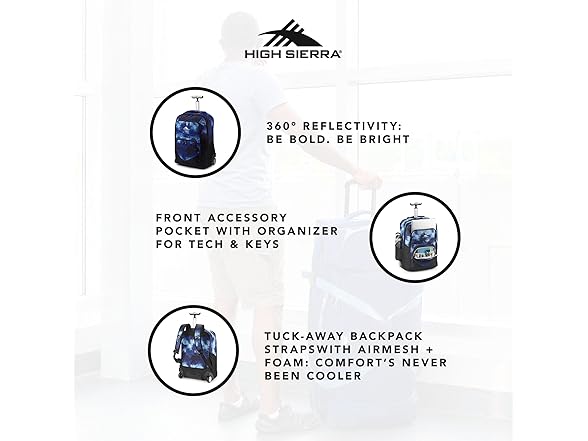 High Sierra Freewheel Pro Wheeled Backpack