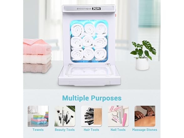 BYOOTIQUE 5L Small Hot Towel Warmer Cabinet