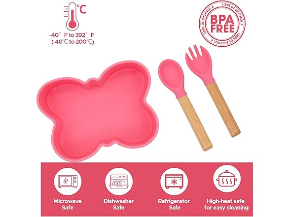 BabyX Baby Silicone Feeder Set, 3-pcs