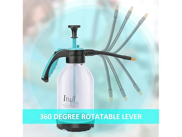 Itisll Manual Garden Sprayer 360 Degree