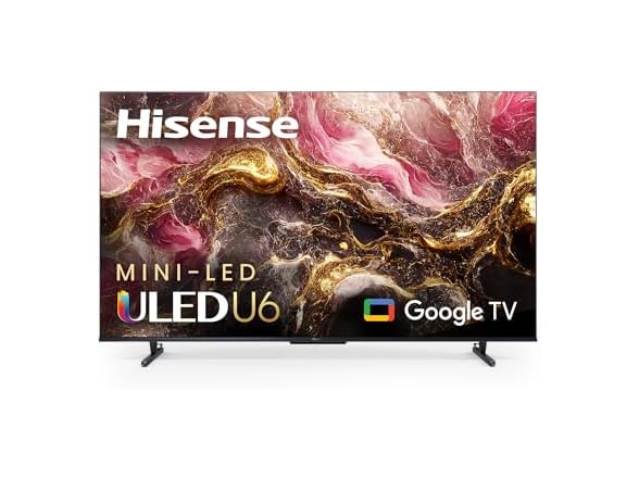 Hisense U6 Series Mini-LED ULED 4K UHD Google Smart TV (65U6K)