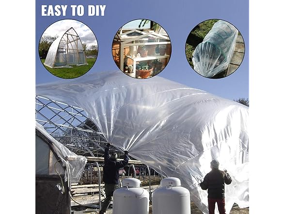 VEVOR Greenhouse Film 32 x 25 ft