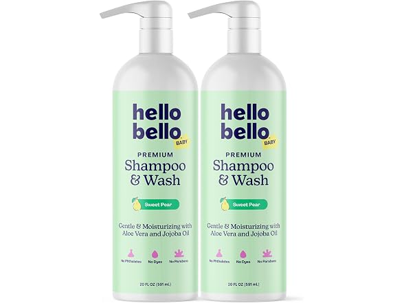 Hello Bello Sweet Pear Shampoo and Body Wash