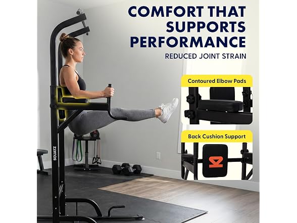 Squatz Power Tower Pull Up Station with Free Standing Pull Up Bar
