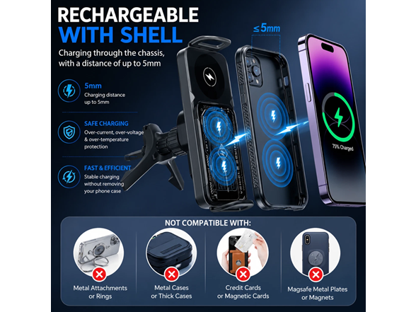 Auto Rotating Car Phone Holder