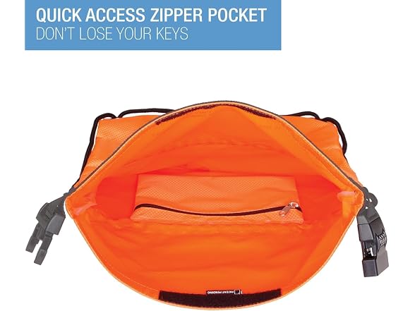 Lewis N. Clark WaterSeals Locking Backpack Orange