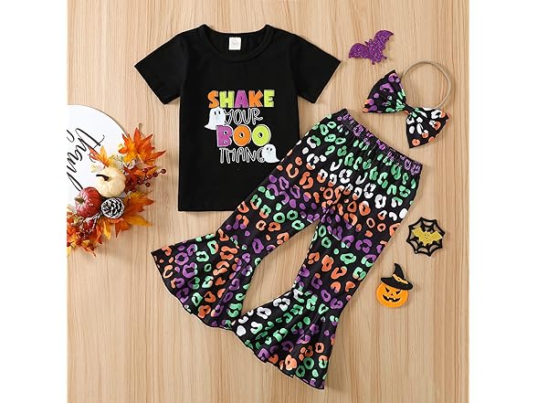 Toddler Girl Halloween Outfit Set