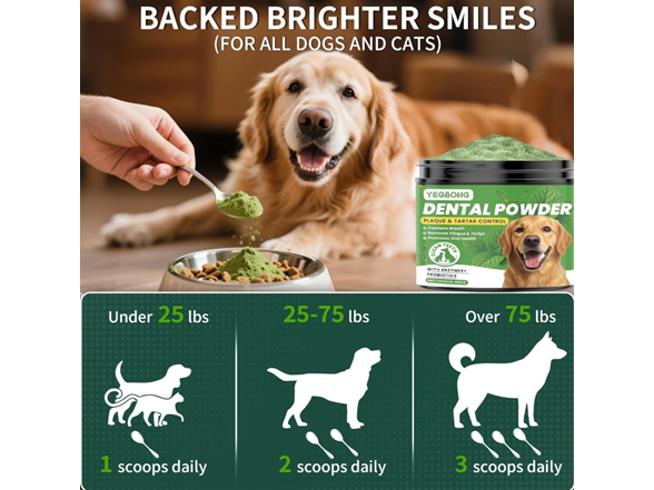 Dog Dental Powder - Tartar - 5.29 oz