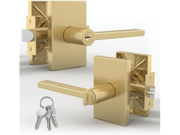 Satin Brass Entry