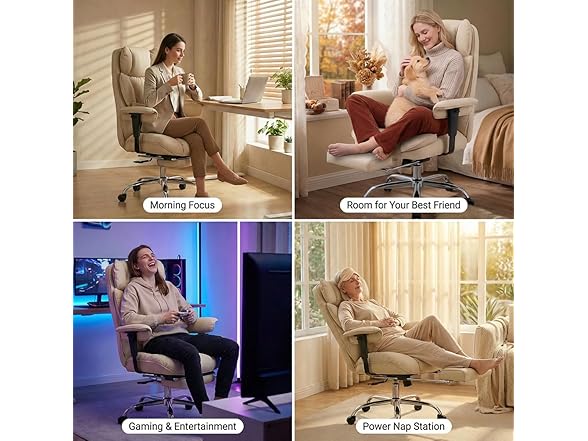 Efomao Heavy Duty Office Chair