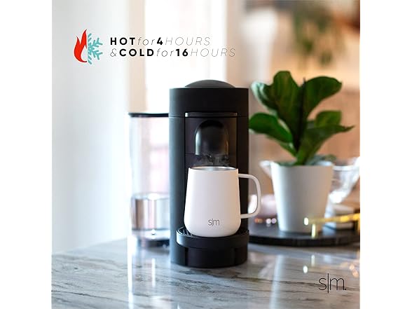 Simple Modern Travel Coffee Mug  12oz | Winter White