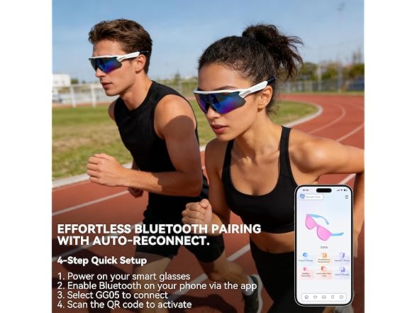 Zigtik Bluetooth Audio Sports Glasses