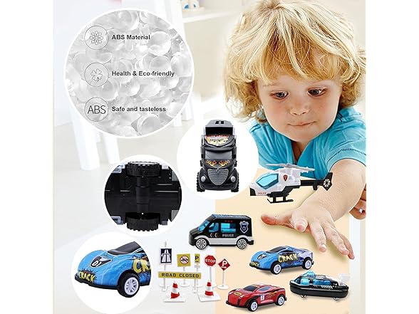 JODUDLR Transport Cars Carrier Set