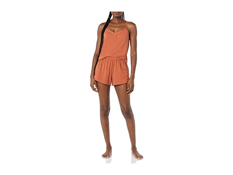 Amazon Essentials Women Knit Jersey Cami Short Set - Gallery 10