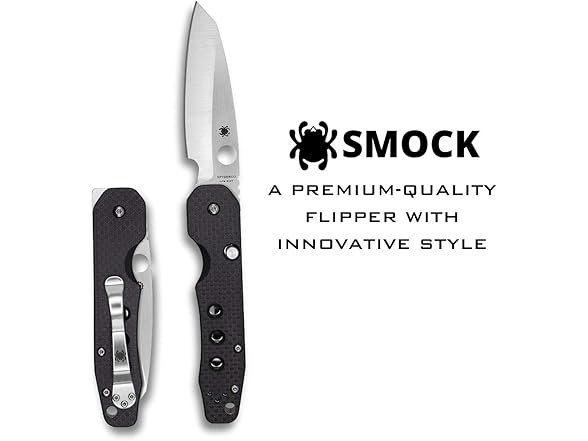 Spyderco Smock Flipper Knife ith 3.45"