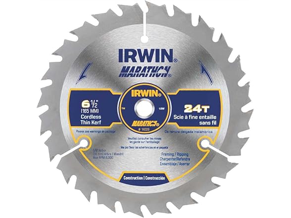 Irwin 14029 6-1/2" Circ Saw Blade
