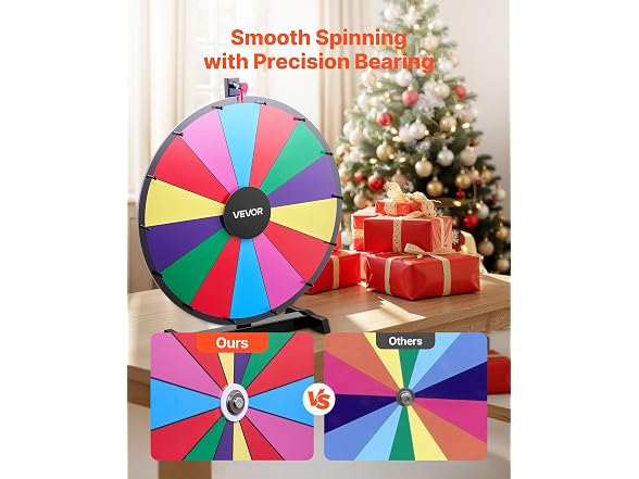 VEVOR 24 inch Spinning Prize Wheel