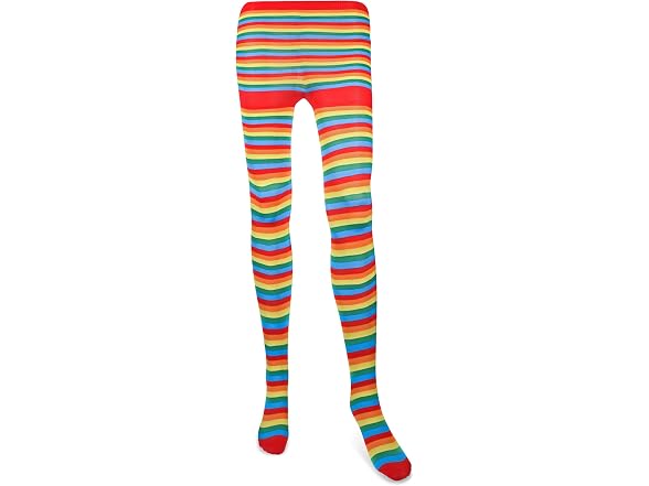Skeleteen (OS) Colorful Rainbow Clown Tights