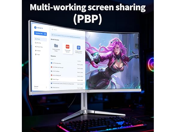 35" 165Hz Curved  Gaming Monitor